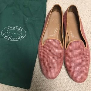 Stubbs and Wooten Pink Flats Size 7.5